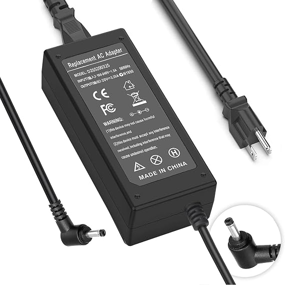 65W Power Cord for Lenovo IdeaPad Charger,IdeaPad 1 3 5,Slim 3 5 7,Flex 4 5 | Compatible with Lenovo Laptop Charger Round Tip, Flex 6 11 14 15 ,V14 V15 V17,IdeaPad 330 330s 310 320 710s S145 S340