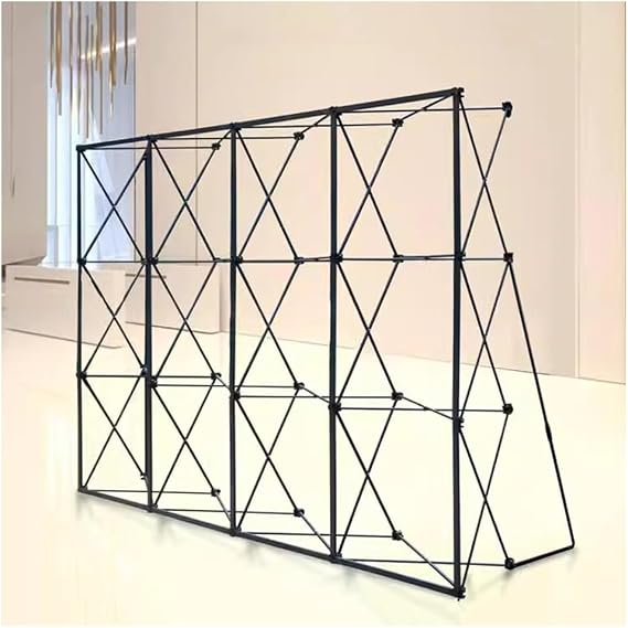 zktoermn Portable Pop Up Display Stand, Collapsible Trade Show Booth, for Exhibit, Conference, Weddings, Party, with Carrying Bag(455x230 cm)