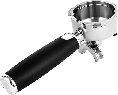 CASABREWS 58mm Stainless Steel Portafilter with Double Spouts, 3 Ears Coffee Filter Holder, Fits 5700 Series and Neutron Pro Espresso Machines