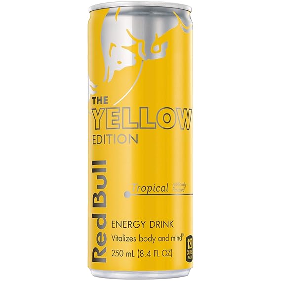 Red Bull The Yellow Edition - Tropical - 12fl.oz. (Pack of 9)