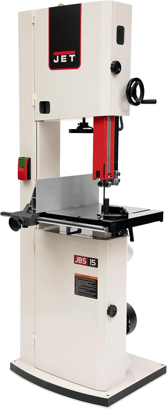 JET 15-Inch Woodworking Bandsaw, 1-3/4 HP, 115/230V 1Ph (Model JWBS-15)