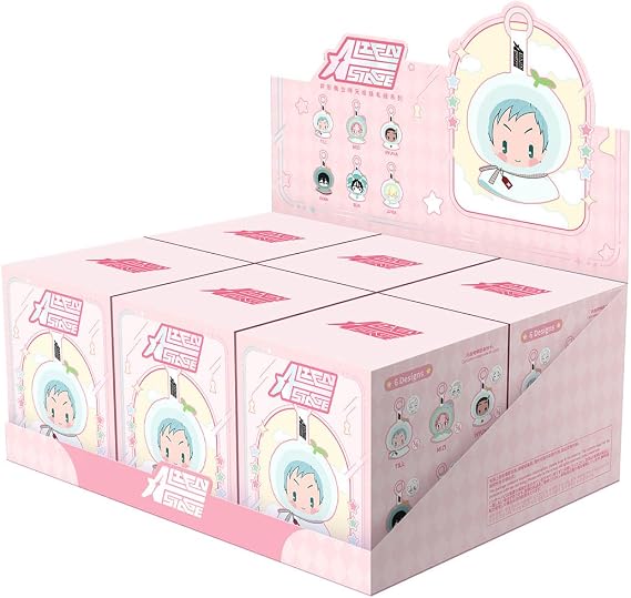 YJacuing Anime Alien Stage Teruterubozu Series Mystery Blind Box Keychains, Officially Licensed Collectible Chibi Bag Charm