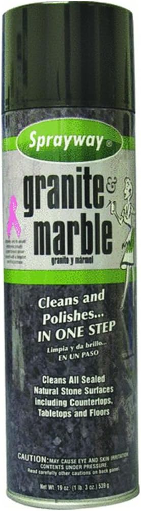 Sprayway SW702R Aerosol Granite & Marble Spray, 19 oz