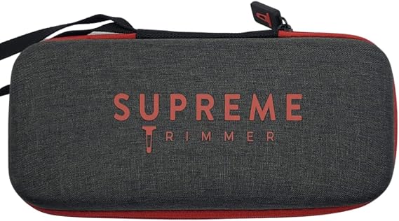 Supreme Trimmer Premium Storage Travel Case Hard Cover Travel Bag for Shavers, Trimmers and Clippers