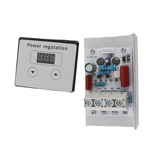 Switch Heat Silicon led 120v,10000W SCR Digital Voltage Regulator Speed Control Dimmer Thermostat AC 220V 80A