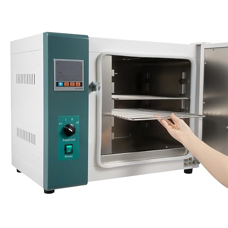 Lab Oven, 1000W Digital Drying Oven, 45L/12Gal Digital Forced Air Convection Drying Oven, Temperature Control Heating Oven for Drying, Baking, Wax Melting, Heat Treatment