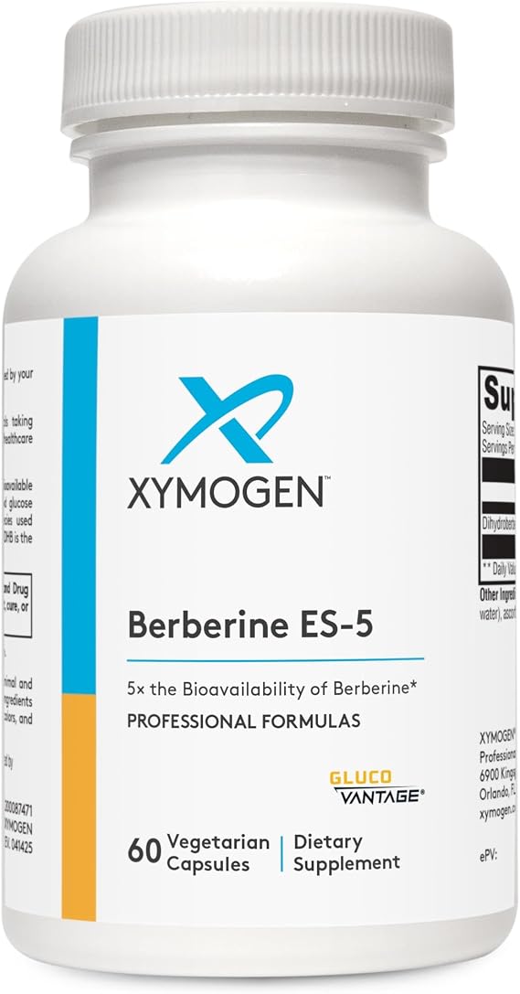 XYMOGEN Berberine ES-5, 60 Capsules