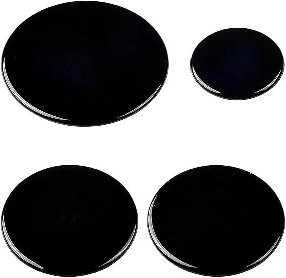 4 PCS Gas Hob Covers, Cooker Hob Gas Burner Cap, Flat Cooker Hob Parts, 55Mm/75mm/100mm Gas Stove Burner Cap for Gas Stove Burner Kitchen Accessories