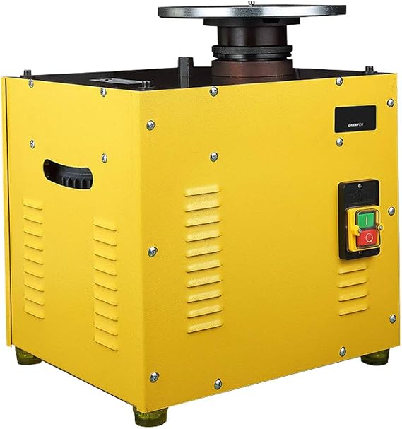 MXBAOHENG MR-R700 Curve Chamfer Chamfering Beveling Machine Desktop Type Wheel Chamfering Machine with Chamfering Height: 0-2.5mm / Chamfering Angle: 45