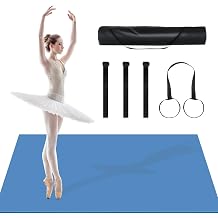Non-Slip Dance Floor, Portable PVC Workout Pad for Ballet Pilates- Perfect for Home Dance