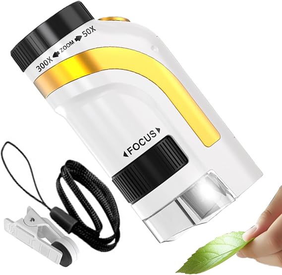 Kids Microscope Handheld 50x-300x Digiscope STEM Toys