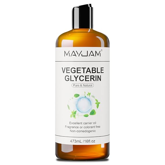 MAYJAM 100% Natural & Pure Vegetable Glycerine for Skin Care, 16 Fl oz