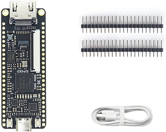 Tang Nano 9K FPGA Development Board GOWIN GW1NR-9 RISC-V -Compatible, Black, 500289270