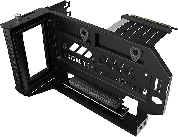 Cooler Master Vertical GPU Card Holder Kit V3, PCIe 4.0 5.0 Motherboards GPUs RTX 5090 RX 9070 XT, ABS Casing, 165mm Length, Modula Adjustable for E-ATX ATX Micro ATX Case