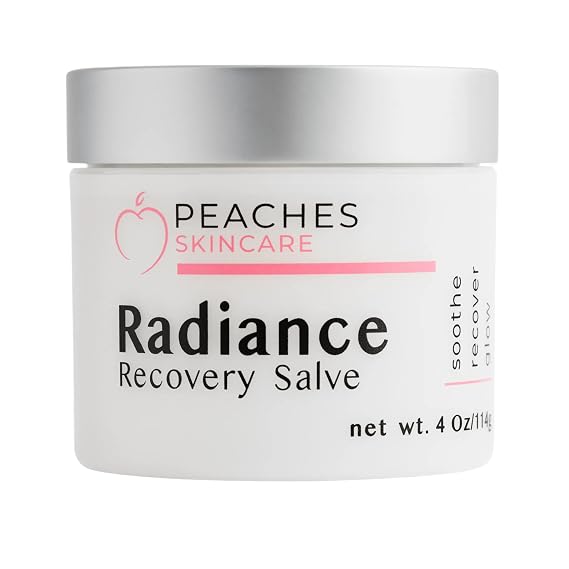 Peaches Skin Care Radiance Recovery Salve - Overnight Moisturizer, 4 oz