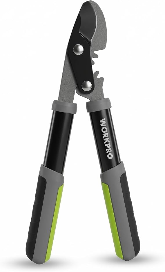 WORKPRO 15-Inch Bypass Loppers, Branch Cutter with Gear System