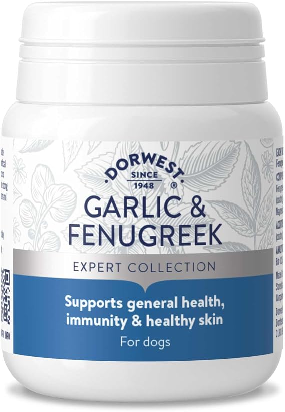 Dorwest Herbs Garlic And Fenugreek Tablets For Dogs And Cats 100 Tablets