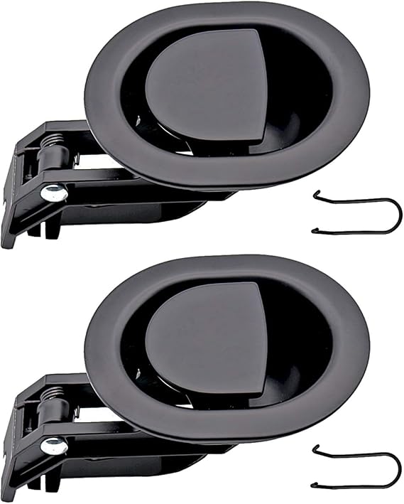 ttmagic 2Pcs Universal Heavy-Duty Metal Sofa Chair Recliner Release Pull Handles Replacement Parts, Fits Ashley, Lazy Boy and Most Recliner Brand, Recliner Handle Size 3" x 3.5"