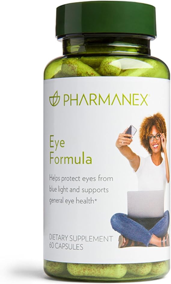 Nu Skin Pharmanex Eye Formula | Blue Light Defense | 60 Capsules | Contains lutein & zeaxanthin |Nutritional eye supplement for daily use