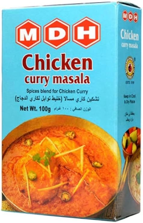 MDH Masala Combo Pack – 18 Assorted Indian Spice Mixes | authentic taste and aroma, making cooking quick, flavorful,Great for Indian households (Pack of 2, Chicken Curry Masala)