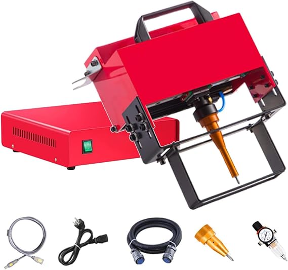 Pneumatic Marking Machine for Metal, Handheld Engraver with Air Dot Peen Technology, Ideal for VIN and Frame Chassis Number Engraving