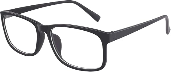 GQUEEN Fake Clear Glasses Non Prescription Glasses Eyeglasses Rectangular Frame, 201512
