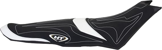 Hydro-Turf Premier Seat Cover compatible with Sea-Doo 14-22 Spark 2-Up (Black/White)