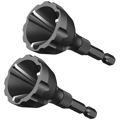 High Strength & Hardness Deburring External Chamfer Tool, with YG8 Carbide Blade, Bolt Thread Repair Tool, Deburring Drill Bit for Repairing Damaged Bolts, Remove Burr Tools3-20mm2pc