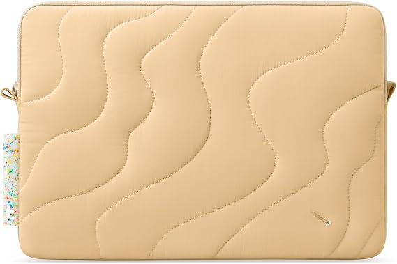 tomtoc Kapitone Laptop Kılıfı 14 inç Yeni MacBook Pro M5/M4/M3/M2/M1 Pro/Max (2025–2021) için, Hafif Yumuşak Puffy Laptop Çantası, Şık ve Koruyucu Sleeve
