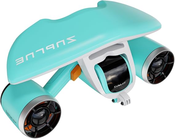 sublue Mix Underwater Scooter with Action Camera Mount 2 Gear Speed 45 Minutes 22lbf 131ft Waterproof Dual Motors Water Sports Pool Diving Snorkeling for Adults