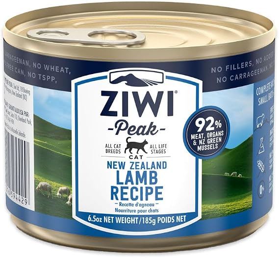 ZIWI Cat Tin Lamb, 6.5 oz 185 g