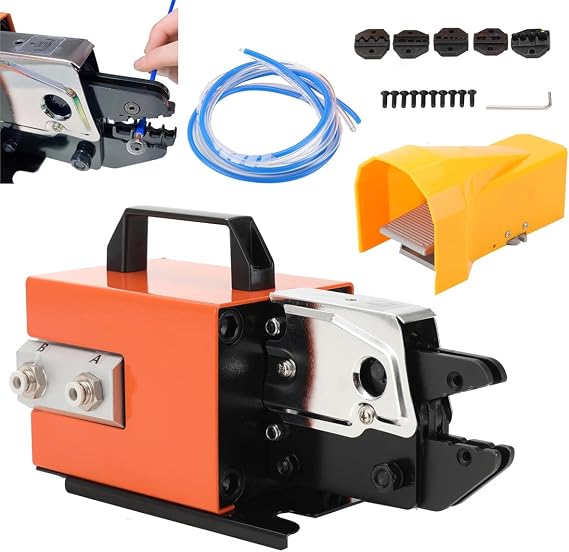Pneumatic Crimping Tool, Air Powered Wire Terminal Crimping Machine