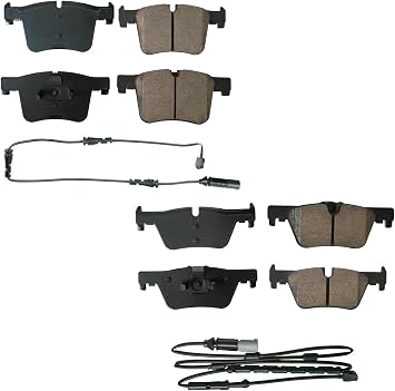 Akebono Euro Front and Rear Ultra Premium Ceramic Brake Pad Set Kit For BMW F22 F23 F30 F31 F32 F34 F36 228i 320i 328d 328i 328i GT xD 330i 430i 428i GC 428i xDrive Gran Coupe