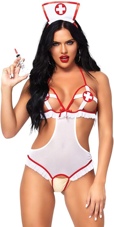 Leg Avenue womens Sexy Fantasy Roleplay Cosplay Lingerie Outfit