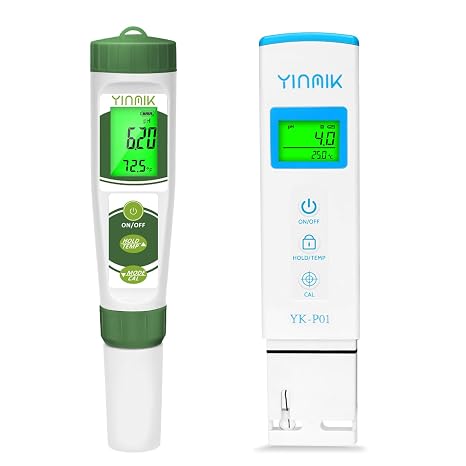 2024 New 4 in 1 Hydroponic Tester and pH Meter