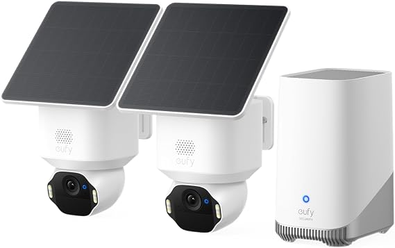 eufy SoloCam E42 (2-Cam Kit) Outdoor Solar Wireless Surveillance Camera
