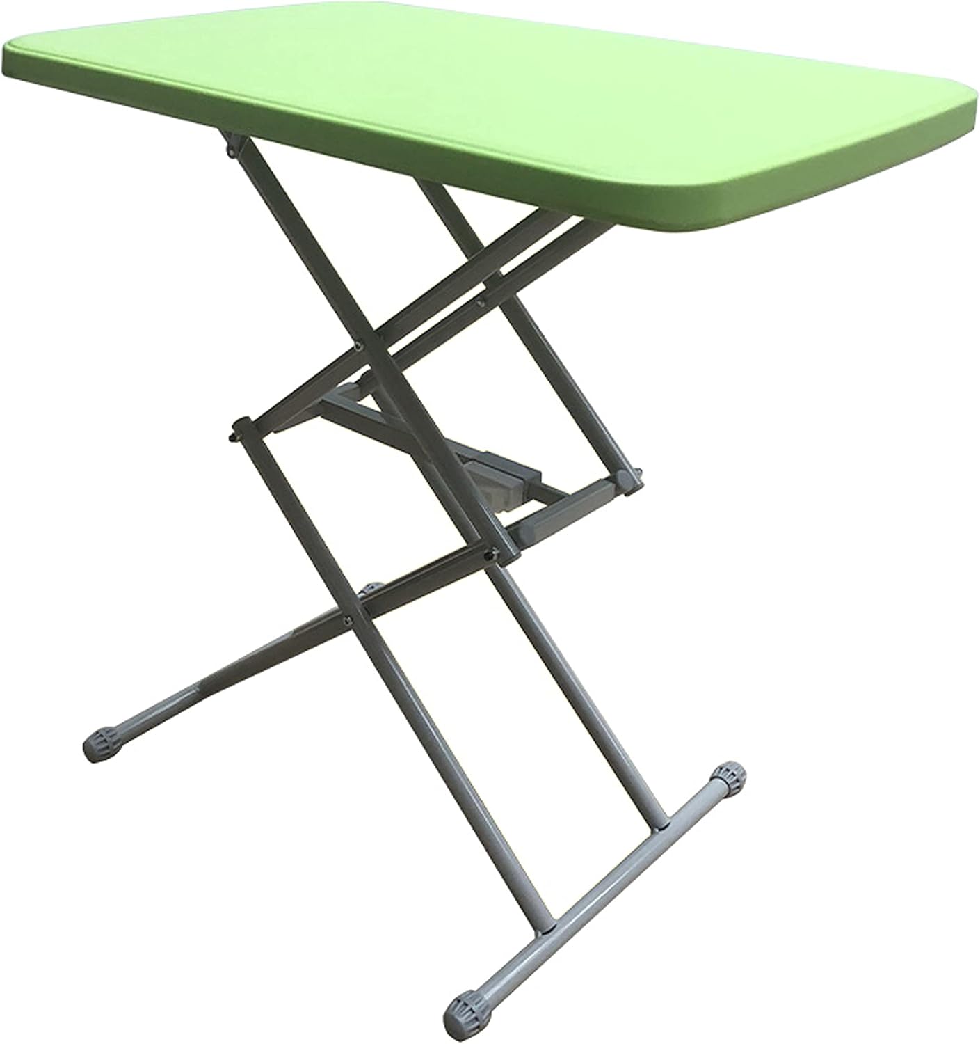 Folding Table, Elevating Desk, Standing Desk, Elevating Desk-Up Table, Desktop Lift-Up Table, Adjustable Computer Desk, Adjustable Height, Suitable for a Wide Range of Places Green