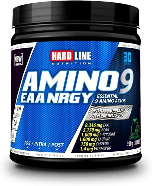 Hardline Nutrition Amino9 Eaanrgy Yeşil Elma Limon 390 Gr