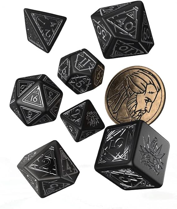 Q-Workshop The Witcher Dice Set. Geralt - Silver Sword