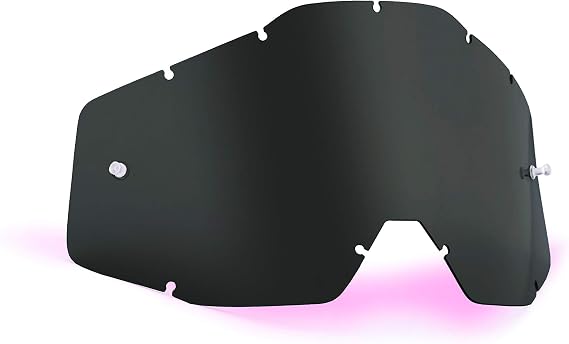 100% FMF POWERBOMB/POWERCORE Replacement Lens Anti-Fog Dark Smoke
