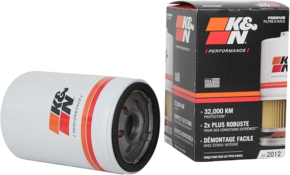 K&N Oil Filter: 20,000 Mile Engine Protection with Wrench Off Nut, HP-2012
