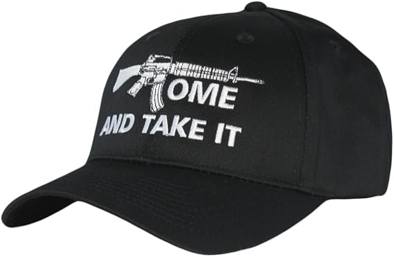 Fantastic Tees Come and Take It 2nd Amendment Gun Rights Men's Hat Cap