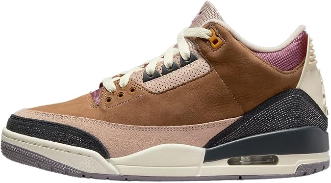 Retro Air Jordan 3 - White, Black, Dark Iris, Violet Haze by Nike