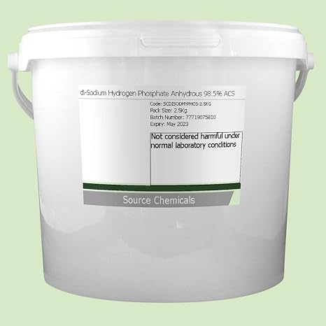 di-Sodium Hydrogen Phosphate Anhydrous 98.5% ACS 2.5Kg Including Delivery
