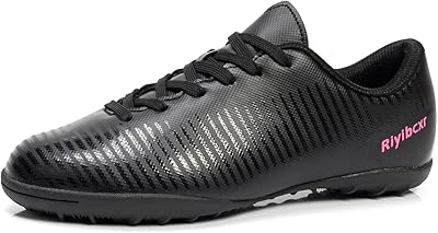 Kids Soccer Cleats Unisex-Child Lightweight Football Shoes Turf Youth Boys Girls Futsal Training Indoor Outdoor