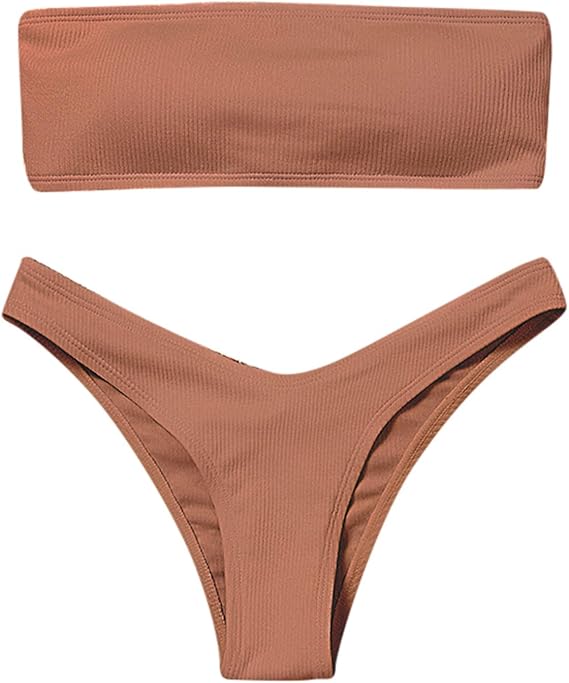 Ladies Sexy Split Swimsuit Sexy Sling Backless High Cut Swimwear 2025 Attractive Bikini Swimsuit