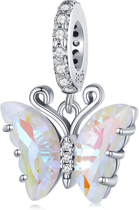NINGAN 925 Sterling Silver Charms Heart For Bracelets