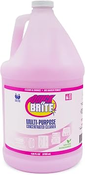 Quick 'n Brite Liquid Cleaner, True All Purpose Cleaner, 128 oz Cleaning Concentrate
