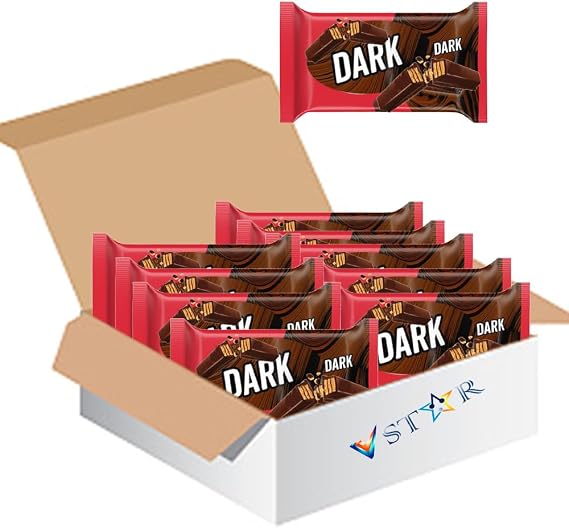 All Chocolate Bars Collection – Ultimate Assorted Chocolate Selection (Half Box, 4 Finger Dark Chocolate Bar 41.5g - Kkt)