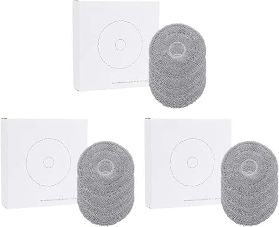 Compatible For Dreame、L10s Pro Ultra Heat / L20 Ultra X40 Ultra/X50 Ultra/X30 Ultra、モップクロスパーツ ロータリーモップパッドアクセサリー12PCS